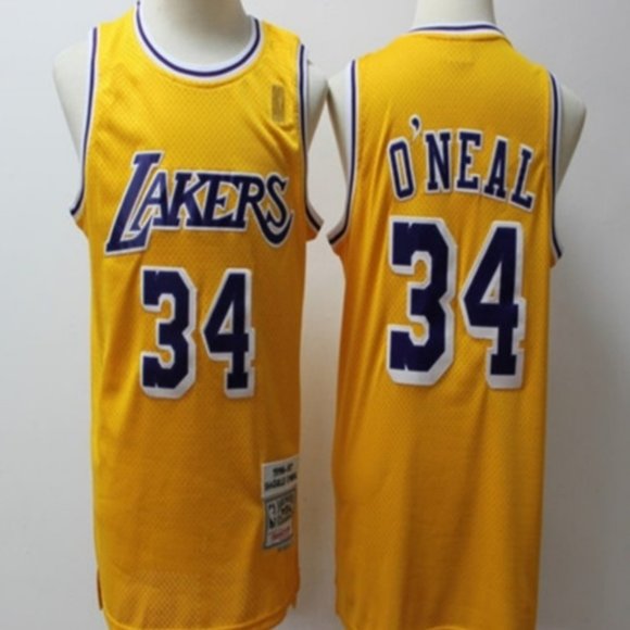 lakers 34 jersey